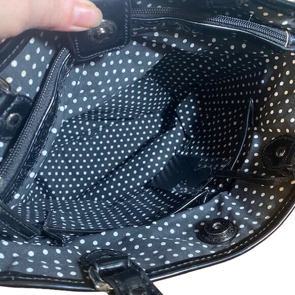 Lulu Guinness London Scottie Dog Shoulder Bag Small Tote Women - Picture 9 of 12